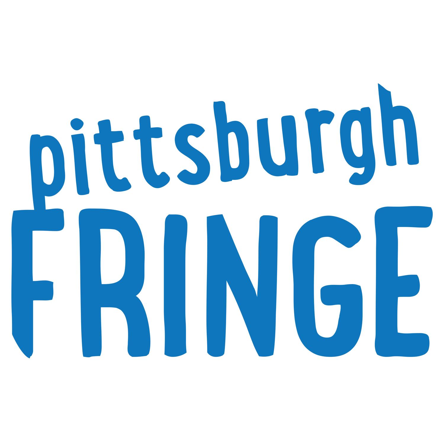 The logo for the Pittsburgh Fringe festival features the words 