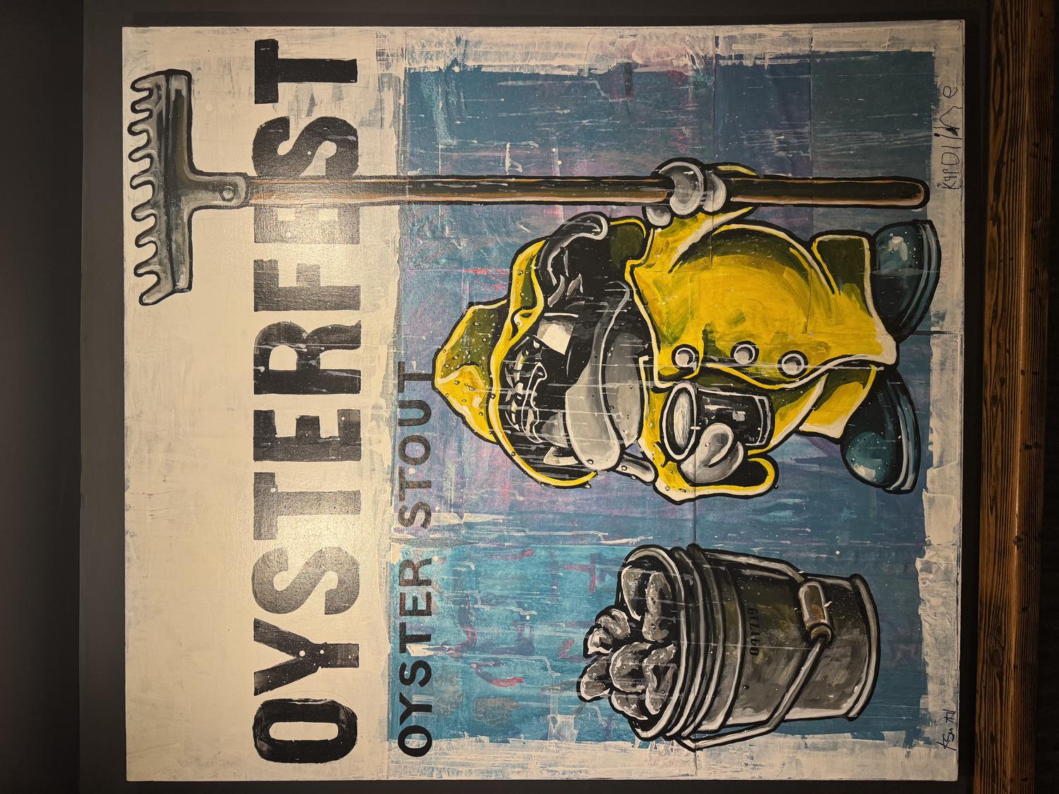 Oysterfest Oyster Stout painting