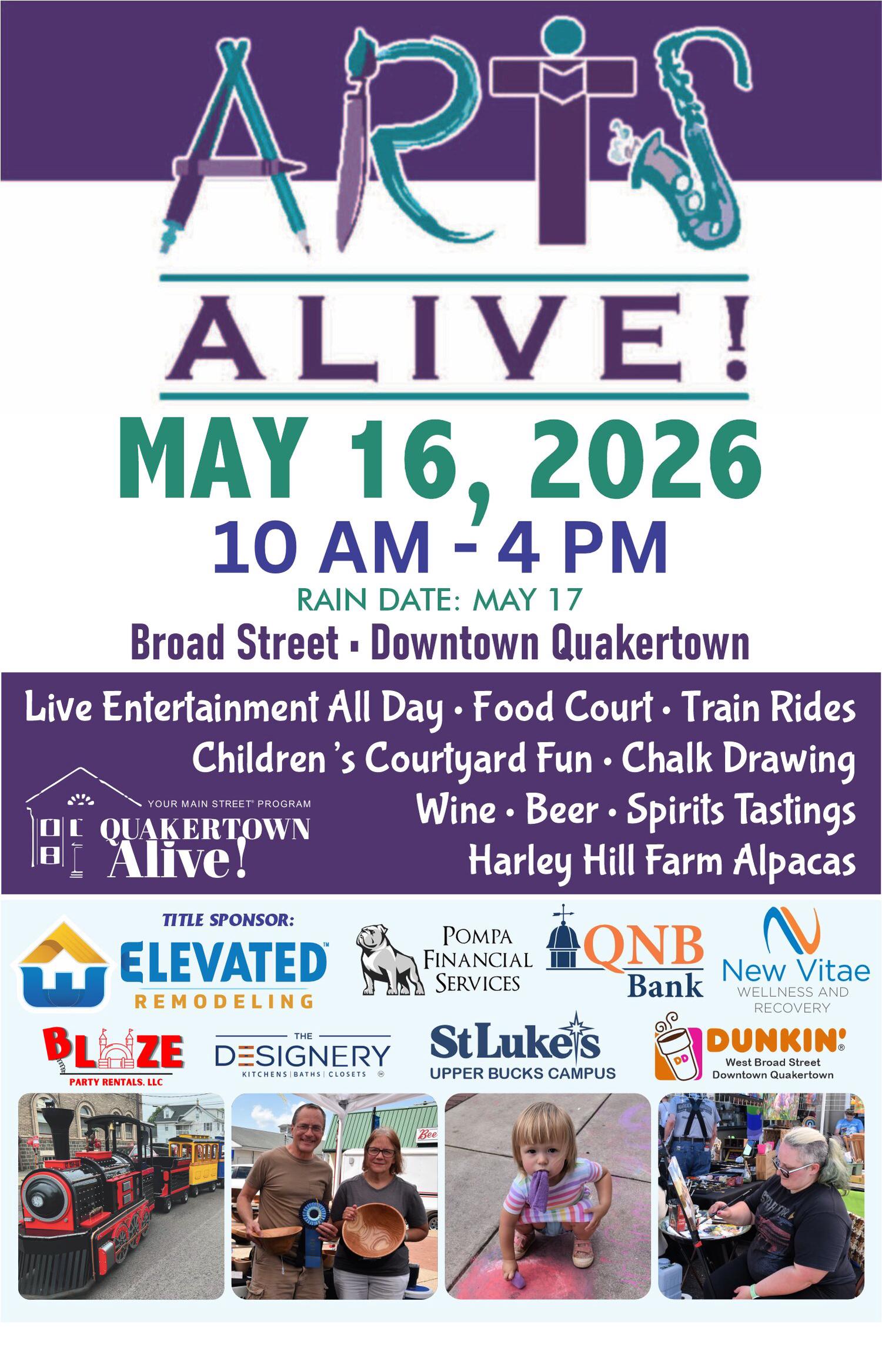 The flyer announces the 