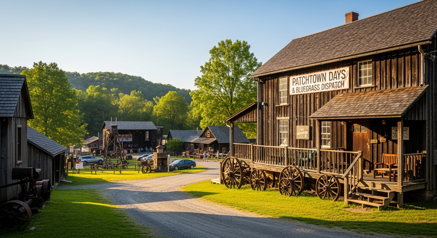 A rustic wooden building with a 